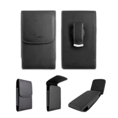 Vertical Leather Case Pouch Holster with Belt Clip for BlackBerry Key2, KeyOne - Image 1 of 4