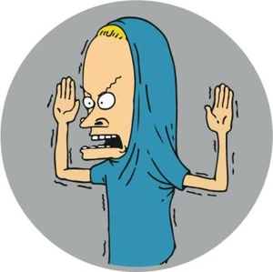 Cornholio Beavis Butt-Head Vinyl Sticker Decal Cornhole Car Truck Window SIZES - Picture 1 of 2
