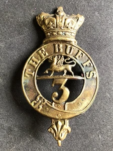 Victorian 3rd Regiment of Foot, (The Buffs) Glengarry Badge - Picture 1 of 3