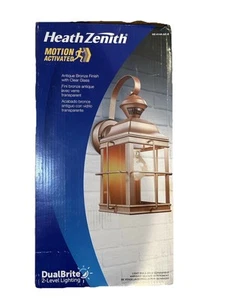 Heath Zenith HZ-4144 New England 1 Light 150 Degree Motion - Bronze - Picture 1 of 6