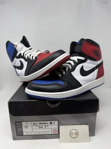Nike Air Jordan 1 Retro High OG Top 3 2016 Größe 13 Authentic Used Aj1 Red White  - Bild 1 von 10