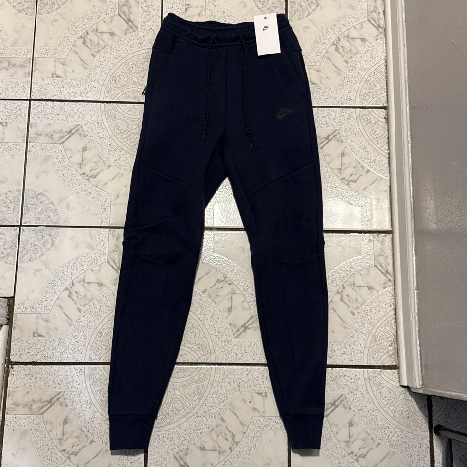 Nike Sportswear Tech Fleece "Obsidian/Black" Joggers Pants HV0959-451 Men SZ XS