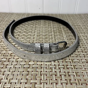 Unbranded Girls Thin Sparkles Glitter Silver Belt Dance Formal - Picture 1 of 11