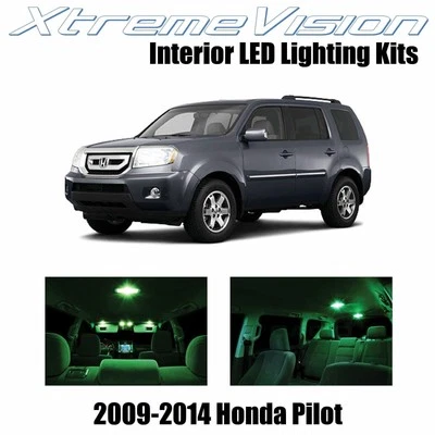 LED interior XtremeVision para Honda Pilot 2009-2014 (16 piezas) verde Foto 1 de 4