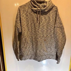 Kids Carhartt Grey Hoodie Large 12/14 - Picture 1 of 9