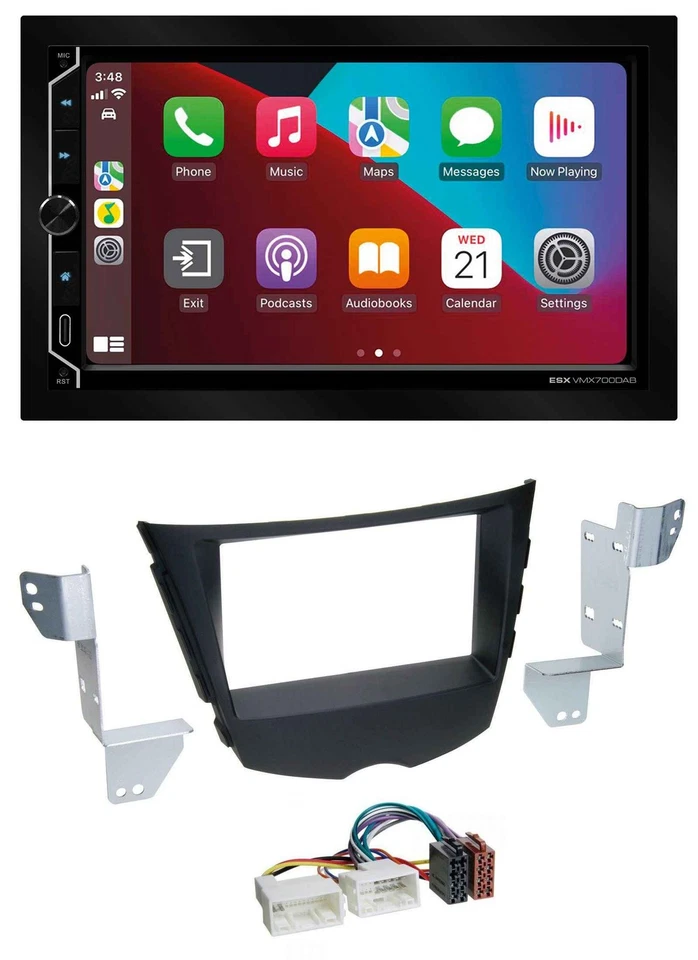 ESX 2DIN DAB USB MP3 Bluetooth Autoradio für Hyundai Veloster FS ab 2011 - Bild 1 von 4