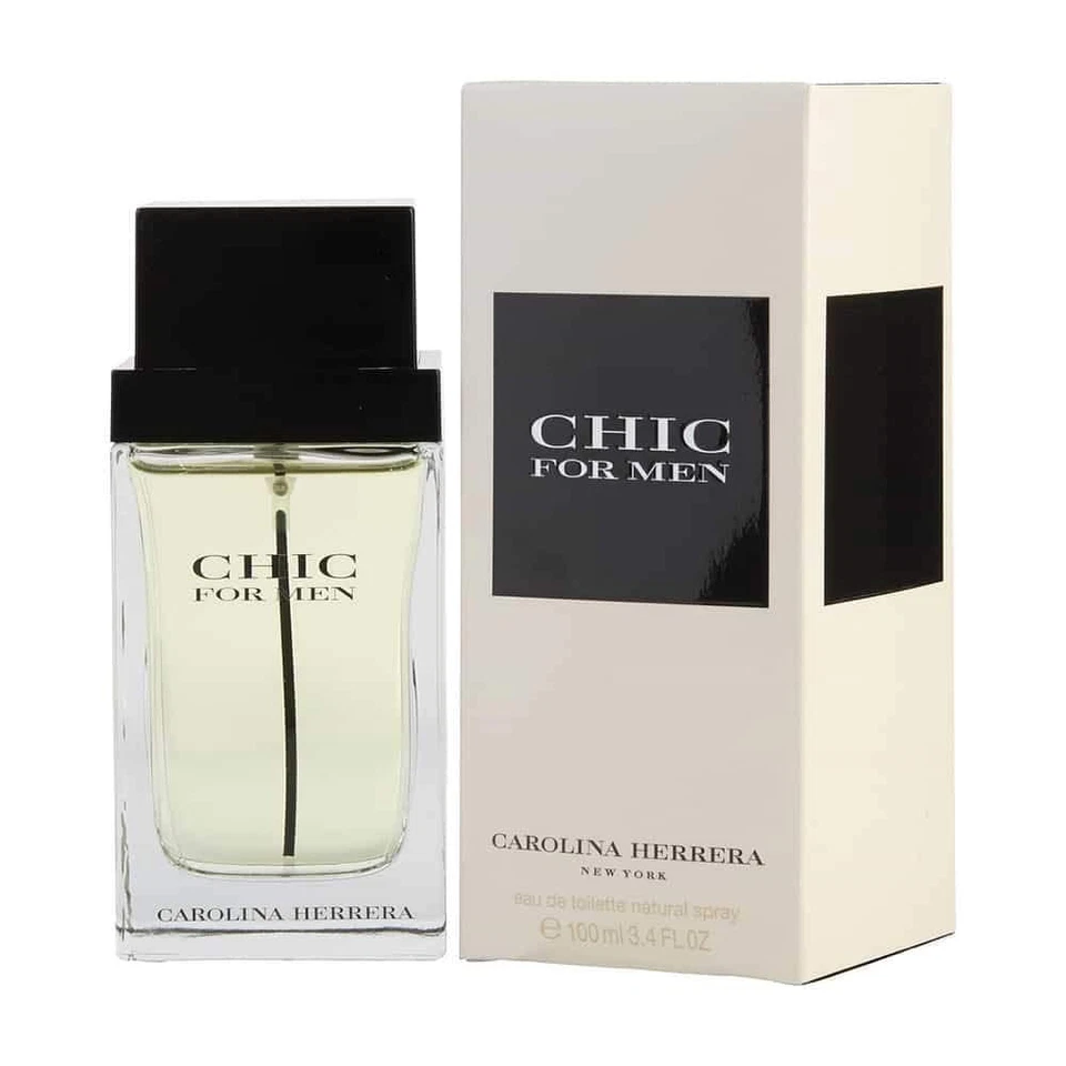 Carolina Herrera CHIC para hombres 3,4 oz (100 ml) EDT spray sellado de fábrica Foto 1 de 1