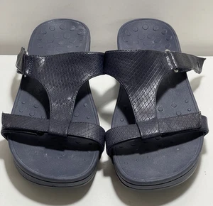 vionic blue Adjustable WIDE comfort sandals 10 - Picture 1 of 6