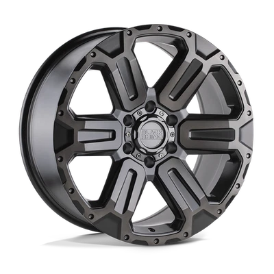 20x9 Black Rhino WANAKA MATTE GUN MTL W/ GUN MTL TINT Wheel 6x4.5 (35mm) - Image 1 of 4
