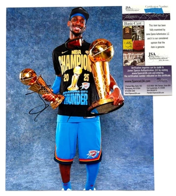SHAI GILGEOUS ALEXANDER SGA SIGNED 8x10 PHOTO OKC OKLAHOMA CITY THUNDER 2025 JSA - Image 1 of 2