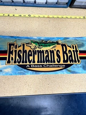 ***** Fishermans Bait Header Marquee Video Arcade Game ***** - Image 1 of 4
