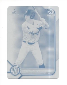 2022 1st Bowman Draft #BDC-165 NICK BIDDISON 1/1 Printing Plate Rare I116 - Picture 1 of 2