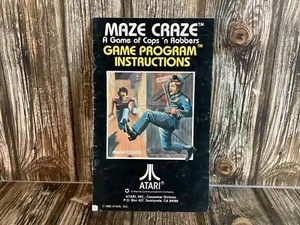 MAZE CRAZE - GAME INSTRUCTIONS BOOKLET ATARI 2600 - Picture 1 of 2