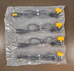 APC C13 / C14 Locking Power Cord 90 degree Angle AP8702R-NA ** 4-Pack - Afbeelding 1 van 5