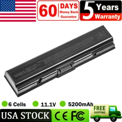 Battery for Toshiba Satellite L455-S5975 A305-S6916 A215-S4757 A305-S6872 A202 - Image 1 of 4