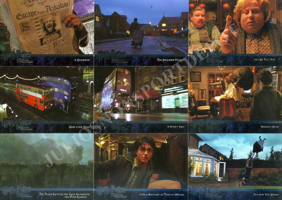 HARRY POTTER AND THE PRISONER OF AZKABAN MOVIE UPDATE 2004 BASE CARD SET OF 90 - Image 1 of 1