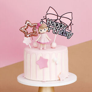 Girls' Birthday Gift: DIY Cake Decorating with Mini Doll Princess Toppers