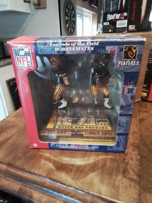 Green Bay Packers Brett Favre Ahman Green Doble Bobblehead NFL SOLO HECHO EN 504 Foto 1 de 4