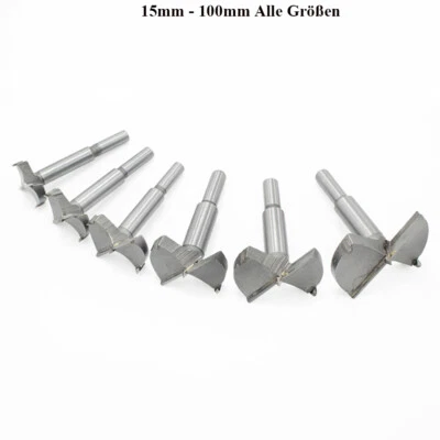 Forstnerbohrer Holzbohrer 15-100mm TCT Astlochbohrer Topfbohrer Scharnierbohrer - Bild 1 von 4