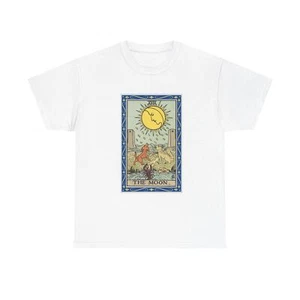 The Moon Tarot Shirt | Mystic Shadow Tee | Subconscious Dreamer Gift - Picture 1 of 37
