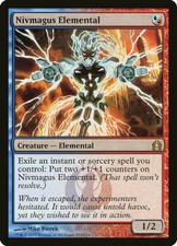 MTG X4: Nivmagus Elemental, Return to Ravnica, R, Light Play