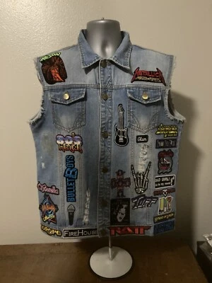 80s Metal Vest.Personal Used Vest. All STITCHED patches.BLACK FRIDAY SPECIAL  - Image 1 of 4