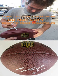 CODY KESSLER CLEVELAND BROWNS,USC,SIGNED,AUTOGRAPHED,NFL DUKE FOOTBALL,COA,PROOF - Picture 1 of 2