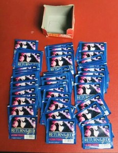 Star Wars Return of the Jedi 1983 Topps Sticker Album pack PANINI,RARE Lot of 55
