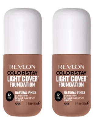 Revlon Colorstay Light Cover Foundation SPF 35 #550 MOCHA EXP 2022 2 Pack  - Image 1 of 3