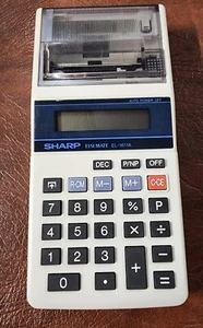 Sharp ELSI MATE Hand Held Electronic Calculator EL-1611A tested working - Picture 1 of 6