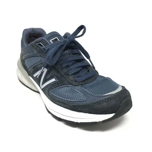 Women's New Balance 990 v5 Walking Shoes Sneakers Size 6.5 US/37 EU Blue Suede - Picture 1 of 10