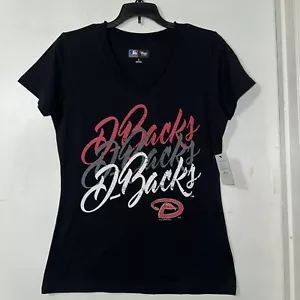 Arizona Diamondbacks G-III Ladies Size Small Black T-Shirt New With Tags - Picture 1 of 9