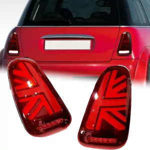 Red LED Tail lights For 2002-2006 Mini Cooper R50 R52 R53 Sequential Rear Lamps - Picture 1 of 13