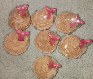 LOT OF 7 HOME MADE CUPCAKE SOAPS STRAWBERRY SCENT VANILLA SCENT BUBBLE FROSTING - Picture 1 of 2