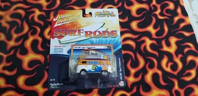 Johnny Lightning 1964 Volkswagen Tipo 2 Transporter Surf Rods Street Freaks Foto 1 de 4