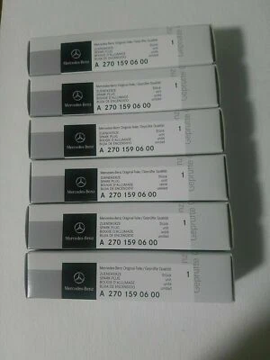 Ignition Spark Plug Set of 6 For Mercedes AMG C CLA CLS E G GLA GLE ML S SL SLC - Image 1 of 4