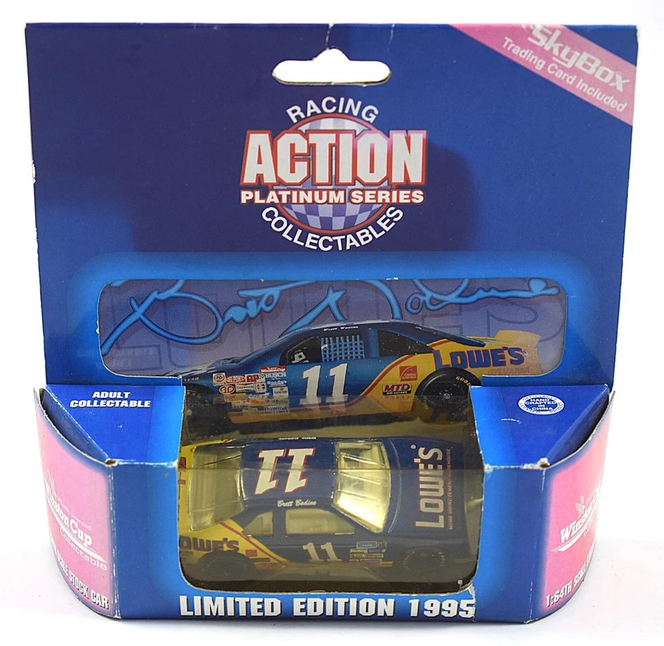 Ford Thunderbird 1995 Brett Bodine #11 Lowes acción NASCAR 1/64 diecast Foto 1 de 4