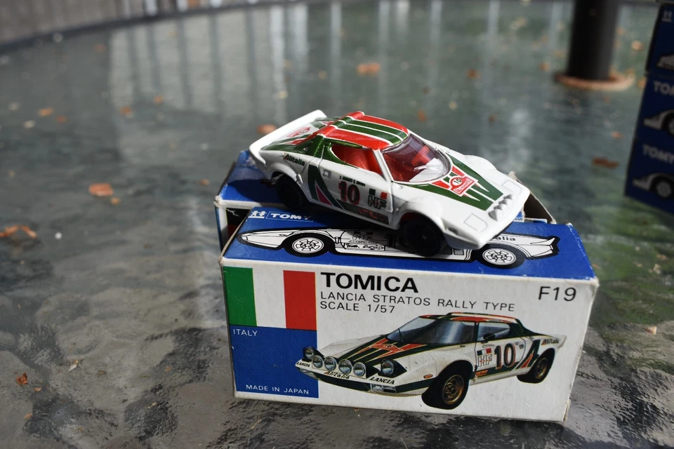 Tomica F19 Lancia Stratos HF WRC New Boxed 1/67 - Image 1 of 1
