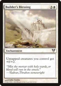 BUILDER'S BLESSING X 4 E/X+ AVACYN RESTAURIERT MTG - Bild 1 von 1