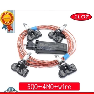 TPMS Kit 4 Sensors + Receiver 4M0907273B Audi Q5 Q7 Q8 A6 A7 VW 433MHZ - Picture 1 of 8