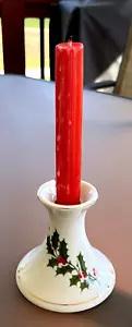 Macy’s Holly All the Trimmings, Christmas Candle Holder, 3.75” Tall - Picture 1 of 10