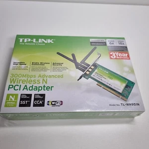 TP-Link N300Mbps Advanced Wireless N PCI Adapter TL-WN951N - New Sealed - Afbeelding 1 van 6