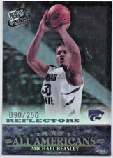 2008 Press Pass Reflectors Holofoil Michael Beasley #36 090/250 KANSAS STATE