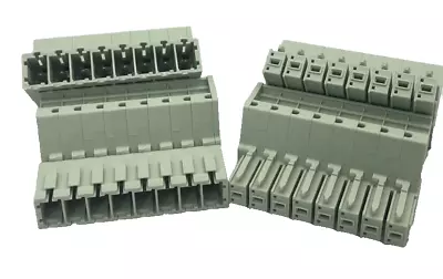2x WAGO 831-3108 y 831-3208 Conjunto de Conectores Macho y Hembra 8 Polos 10mm² - Imagen 1 de 4