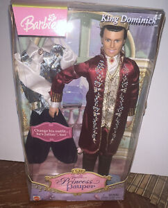 BARBIE 2004 THE PRINCESS AND THE PAUPER KING DOMINICK KEN DOLL #C5774 NIB NEW