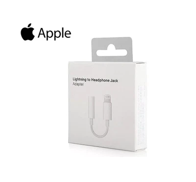 Genuine - Apple Lightning to 3.5 mm Headphone Jack Adapter - White - Image 1 of 3