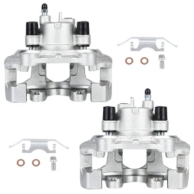 Par de pinzas de freno traseras izquierda derecha para Dodge Durango 2011-2018 con soporte Foto 1 de 4