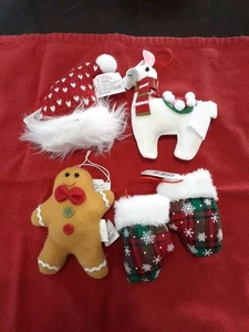 ;lack Friday Sale 4er Set Filz Weihnachtsschmuck NEU! - Bild 1 von 5