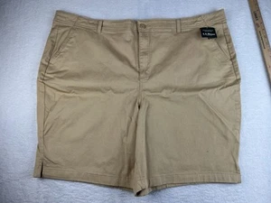 L.L.Bean Shorts khaki beige Lieblingsform Damen 24W normal LLBean neu mit Etikett - Bild 1 von 5