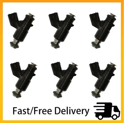 Inyector de combustible 6 piezas para Hyundai Azera Santa Fe Sonata Genesis Kia Sorento Amanti Foto 1 de 4